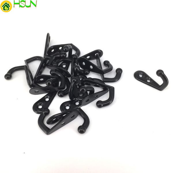 2019 Black Metal Small Hooks Decorative Wall Cabinet Hooks Door