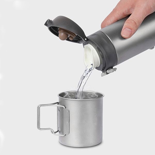 

men gift bottles 400ml insulated cup titanium thermo mug water bottle vacuum flask coffee wine mug water bottle