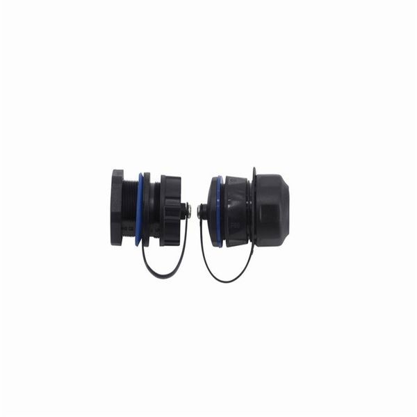 

rj45 m20 f/f singe head waterproof wire 8p connector socket panel mount with inner/out cover x10