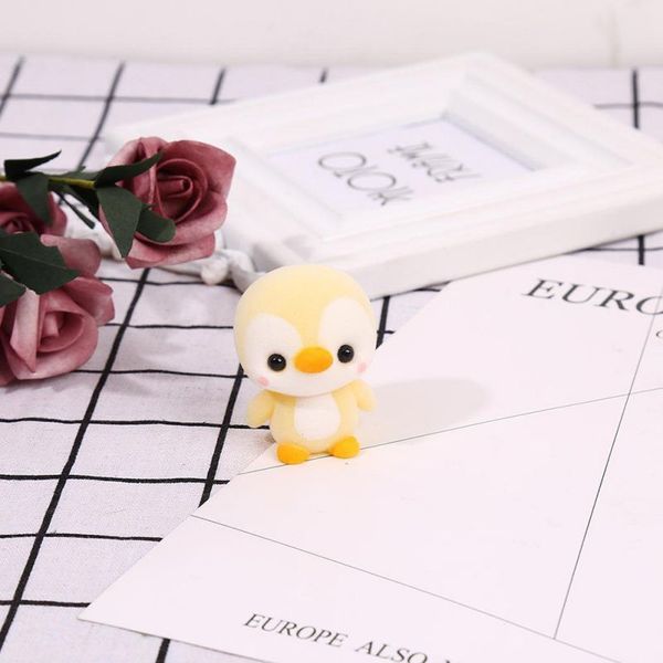 

cute penguin flocking doll car ornaments cartoon automotive interior car accessories toys accessories