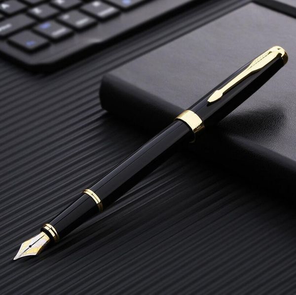 

2019 new pen office metal stationery gel pen school supplies black business gifts signature pen office school stationary supplies, Blue;orange
