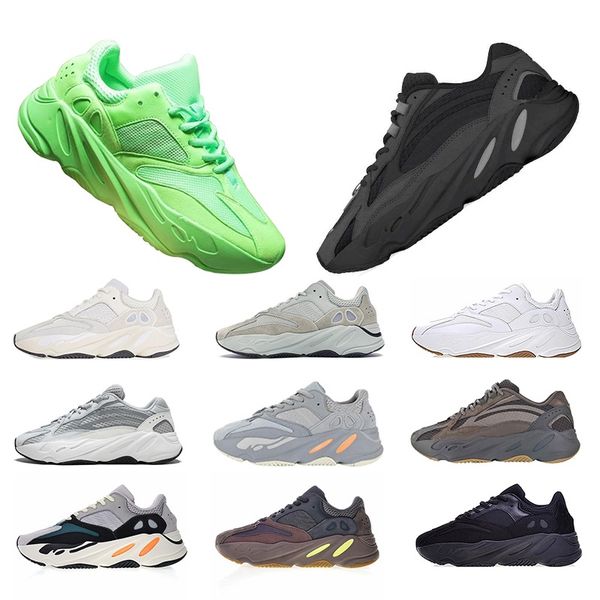 

With Box 700 Vanta Analog Wave Runner V2 Static Salt Green Running Shoes Kanye West Fashion Luxury Designer Women Men Shoes Size 5-11.5