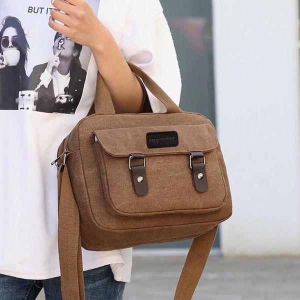 

casual canvas crossbody handbag men large capacity travel shoulder messenger bag exquisite design elegant and decent style