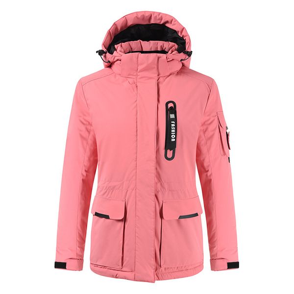 

canada-style 2019 autumn and winter fashion piece raincoat jacket ski suit women's 20306, Blue;black