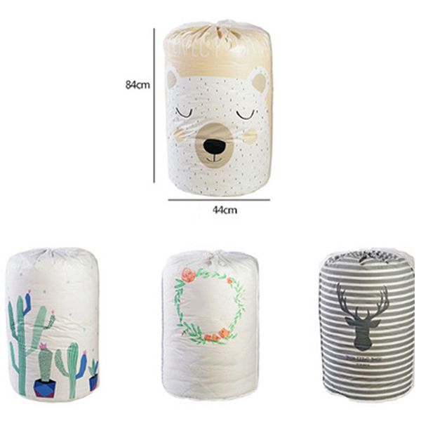 

drawstring moisture-proof quilts storage bag luggage travel clothes package finishing dust bag household items storage bags
