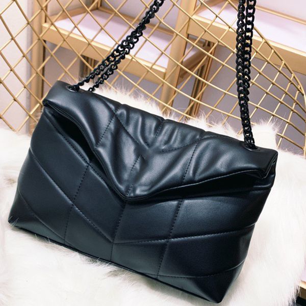 

ts metal logo winter crossbody designer luxury handbags purses mens womens high quallity shoulder bag black tsysbb369