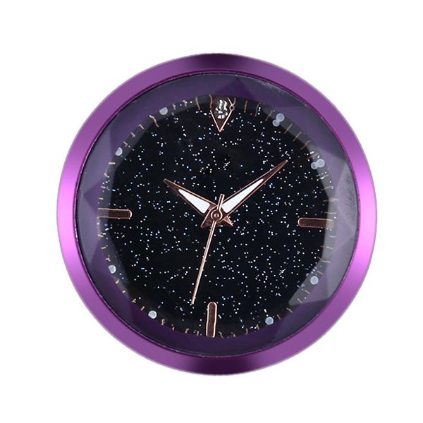 

mini decorative clock stick-on glass cover clock for car suv car styling