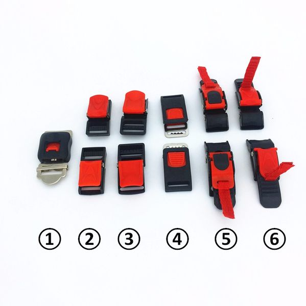 

new 2pcs quick release buckle motorcyle bike atv helmet chin strap speed clip