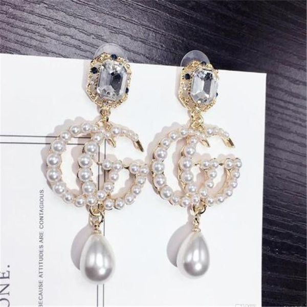 

fashion tassel pendant earrings luxury designer to create ladies elegant earrings alloy ear hooks ing, Silver