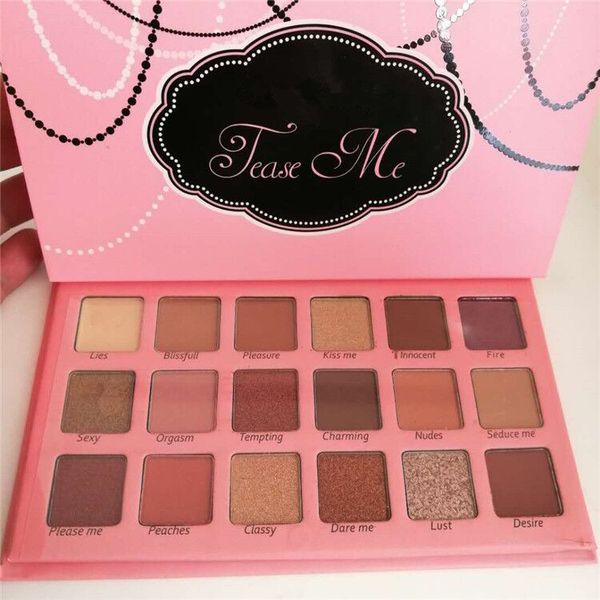 

New Hot Beauty 18colors Tease Me Eyeshadow Palette Brand New shimmer Eyeshadow DHL Shipping