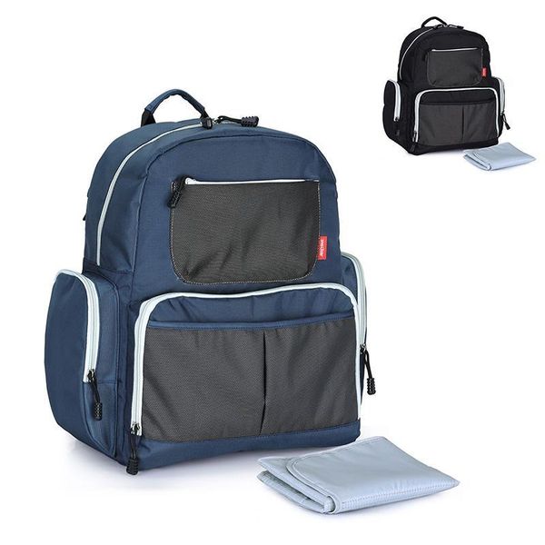 

fashion diaper bag waterproof nylon multifunctional milk dad mommy bag large capacity mother and baby out backpack