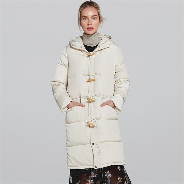 

beforw winter jacket women warm parka 2019 solid color mid long womens winters thick jackets down jacket casual hooded coat, Black