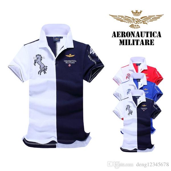 

foreign trade brand men's matching color matching polo shirt lapel t-shirt short sleeve speed sold through paul style 37, White;black