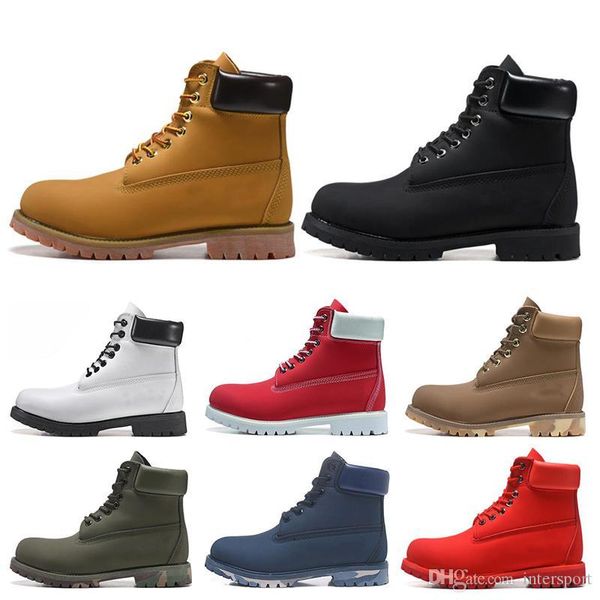 

new tbl designer luxury boots for mens winter boots womens military triple white black camo size 36-45