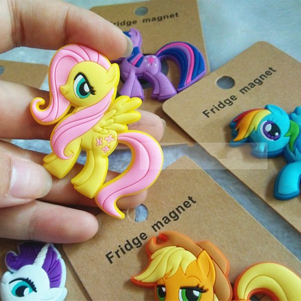 

custom pvc soft plastic refrigerator stickers gifts soft magnetic cartoon horse magnet refrigerator stickers blackboard stickers r468