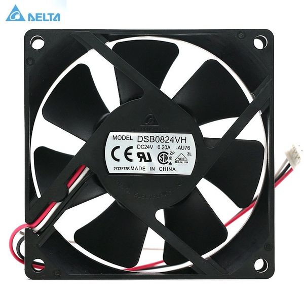 

brand new delta dsb0824vh-au76 8025 dc 24v 0.20a 8cm inverter server axial cooling fan