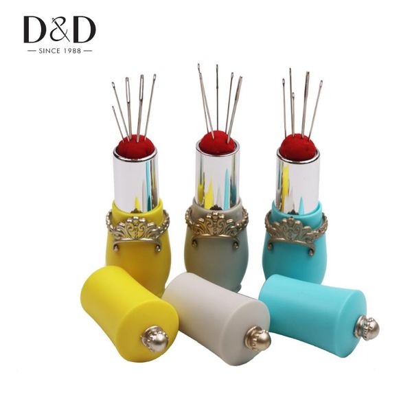 

губная помада shapeds швейная булавка подушка с 5 швейная игла подушечка держатель иглы diy вышивки крестом аксессуары, Black