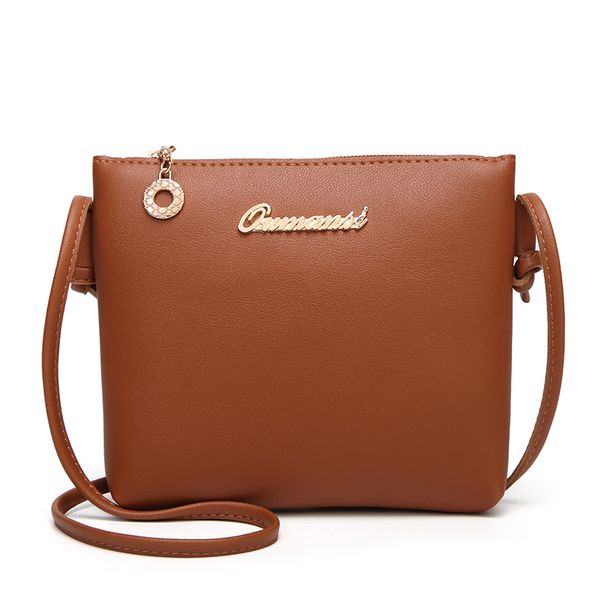 

south korea napa texture-style mini shoulder purse foreign trade wholesale 2019 summer new style lettered shoulder mobile phone, Black