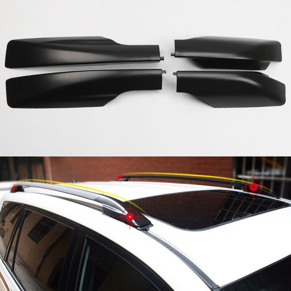 

for toyota rav4 xa30 2006-2012 black or silver roof rails rack end cap protection cover rail end shell replacement 4pcs