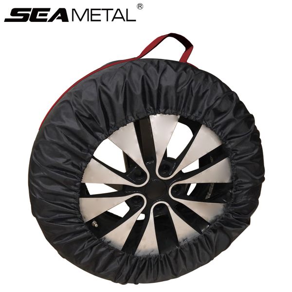 

car spare tire cover 4pcs wheel protection cover universal for 13 14 15 17 18 19 20 inch storage bag on auto accessories styling