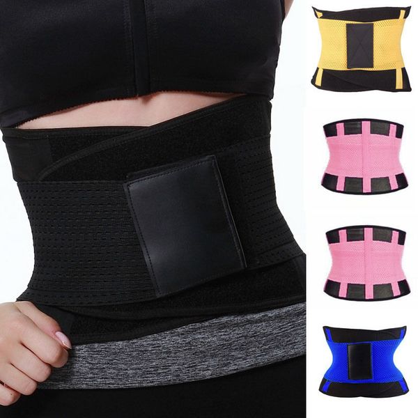 

yoga xtreme power belt slimming thermo shaper waist trainer faja sport mould perfect figure improve fitness effect, White;red