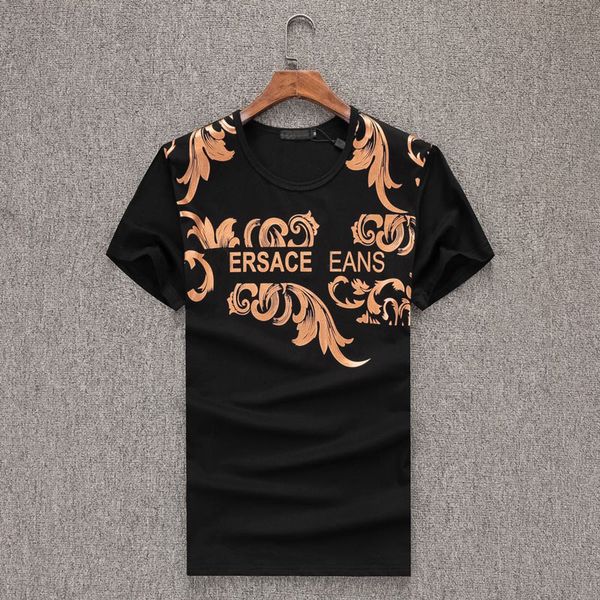 

известный дизайнер мужская футболка поло мужчины женщины письмо печати с коротким рукавом мода мужские стилисты повседневный вокруг шеи трой, Gray