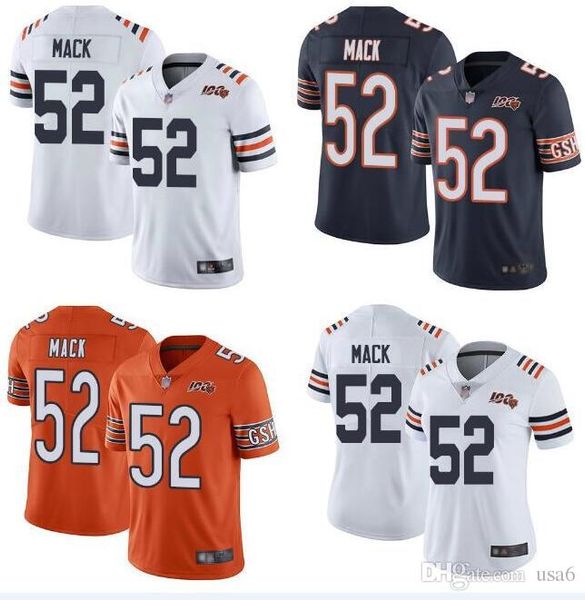 

Khalil mack chicago bear jer ey walter payton mitchell trubi ky roquan mith new 100th cu tom american football jer ey 100 titched ew