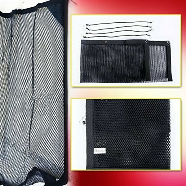 

safety travel divider pet dog car back seat fence isolation net barrier new