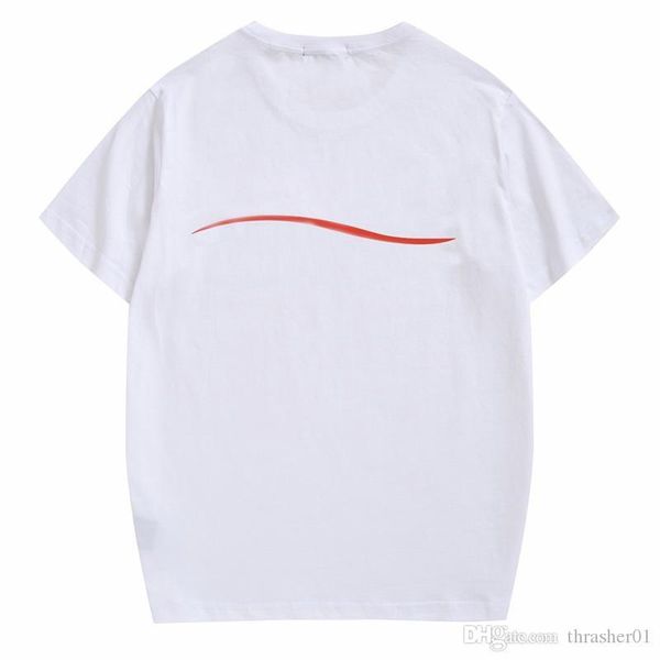 

fashion brand new men women t shirt designer summer cotton short sleeve mens designer letter print tees, White;black