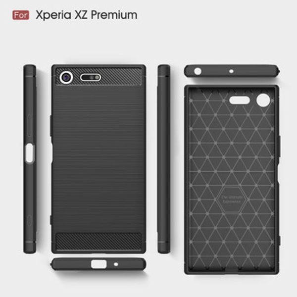 

wholesale sony xz premium xperia xz/xzs xa1 ultra xa1 xz1 xz1 compact xa1 plus xperia l2 carbon fiber silicone protective case