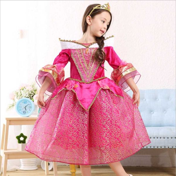 

cosplay sleeping beauty aurora princess dress birthday party role play aurora princess fancy dress halloween costume for girls sexy, Black
