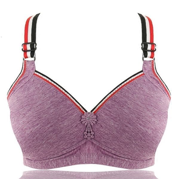 

femme lingeries wire cotton women bra large size minimizer bras full cup lingeire comfortable intimates drop shipping, Red;black