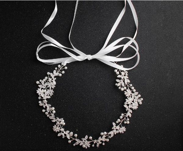 

3pcs/lot nice crown diy hair jewely popular hairband tiara pearl rhinestone headband wedding jewelry bridal jewelry drop shipping, Slivery;golden