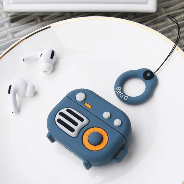 

2020 fashion airpods case protective case for the new airpods pro3 case cartoon radio silicone protective cover wholesale