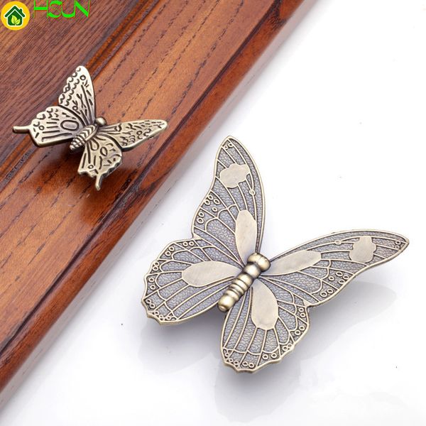 Butterfly Dresser Knobs Pulls Drawer Pull Handles Kitchen Cabinet