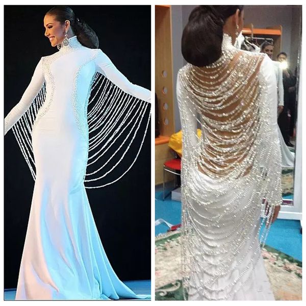

2020 high neck luxury muslim middle east dubai evening dresses beading saudi arabia prom party gowns vestidos de fiesta formal maxi dress, Black;red