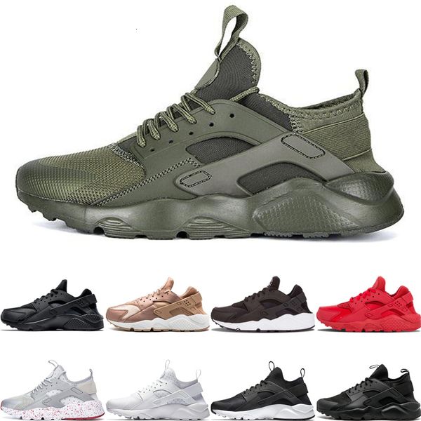 

sell huaraches ultra running shoes men women runner sneakers tripe black white red rose gold designer sport trainers size 36-45