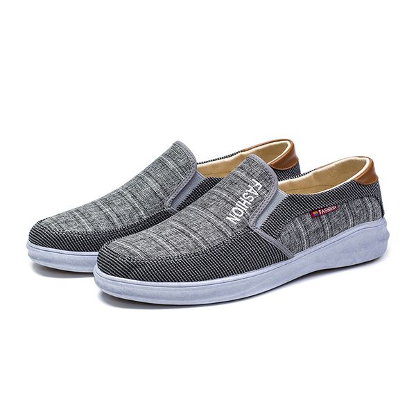 

spring summer new style fashion soft-sole breathable casual shoes old beijing men's cavas shoes low athletic, Black