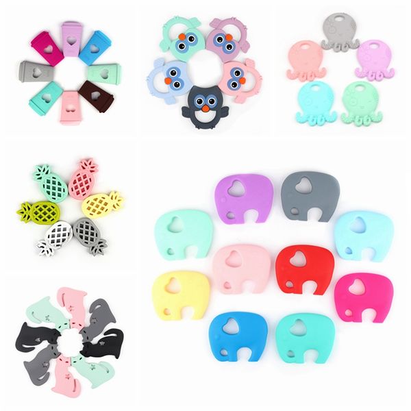 

tyry.hu 10 шт. детские бусинки baby tehter силиконовые бусины baby teathet walk silicone tether diy ожерелье bpa бесплатные продукты