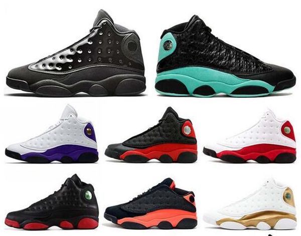 

2019 men 13 atmosphere grey basketball shoes mens 13s love and respect he got game cp3 home black cat barons hologram designer trainers
