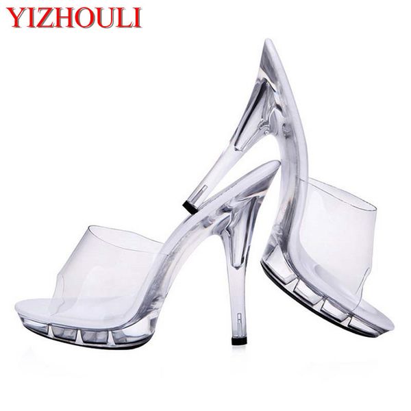 

new, beautiful, see-through heels, 7-15cm model sandals, pole dancing shoes