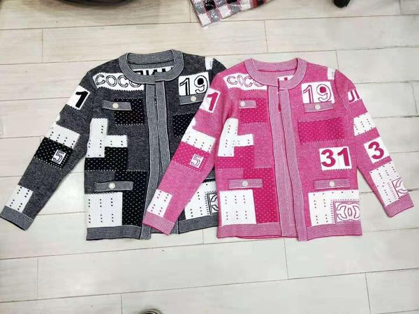 

1212 2020 весна кардиган с длинным рукавом круглый вырез бренд же стиль свитер роскошная женская одежда цянь, White;black