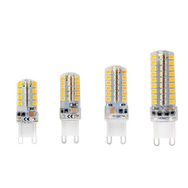 

g4 g9 led dc ac12v ac110v \ 220v 1.5w 3w 4w 5w 7w светодиодные лампы smd 2835 светодиодные галогенная лампа для домашнего освещения