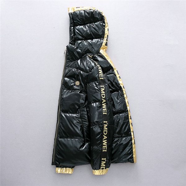 

medusa classic men down jacket italian designer brand boutique cotton fashion quality luxury wild cotton business trend couple down jacket, Black