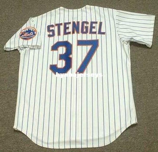 

custom casey stengel ny stitched 1962 throwbacks home baseball jersey retro mens jerseys shirt, Blue;black