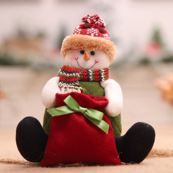 

cute 3d reindeer santa snowman gift bag christmas decorations santa sack xmas party navidad decoraciones gift holder kerst gifts