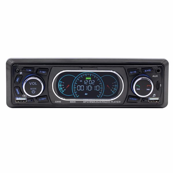 

noenname_ swm 8809 stereo audio remote control mp3 player 1 din aux/tf/usb fm bluetooth car radio vehicle car mp3 player