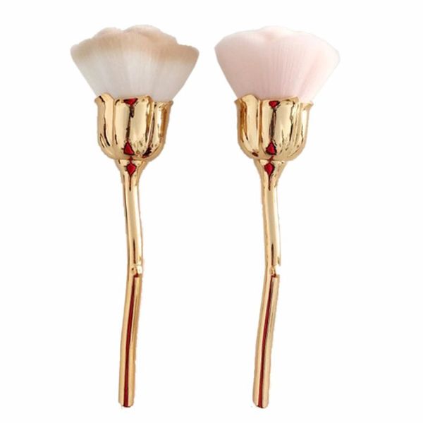 

pro rose flower makeup brush foundation powder blushes contour cosmetic brush
