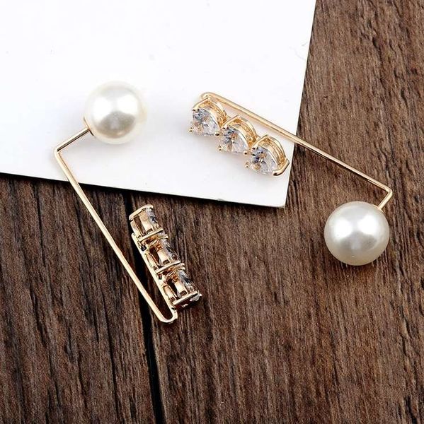 

men women wedding brooch iced zircon pin jewelry broche for male ing, Gray