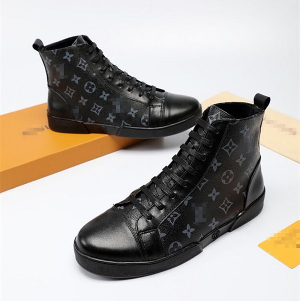 

wholesale 2019 new genuine leather men casual shoes arena colors low flat shoes sneakers size no box, Black